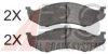 A.B.S. 38477 OE Brake Pad Set, disc brake